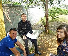 Study in our beautiful center terrace