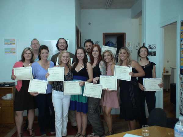 Happy TEFL Graduates in Corinth